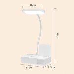 USB Rechargeable Table Lamp Study Desk Lamp Led Light For Bedroom Living Room