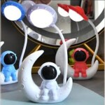 Creative Astronaut Desk Lamp Multi-Function LED Night Light USB Eye Protection Bedroom Bedside Lamp for.....