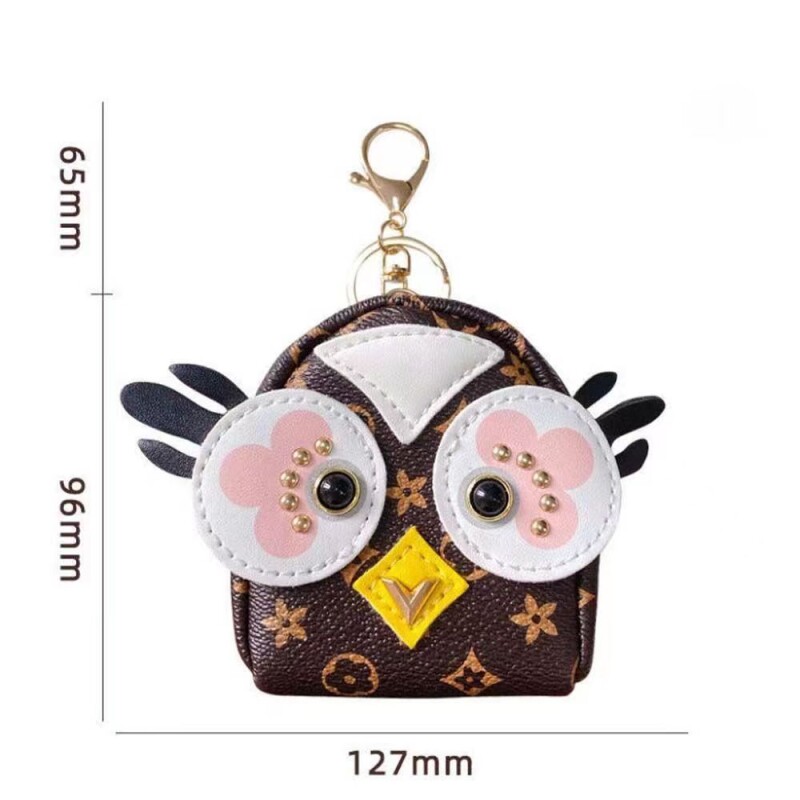 Mini Owl coin Purse key ring