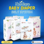 NeoCare Premium Belt System Baby Diaper নিওকেয়ার প্রিমিয়াম বেল্ট সিস্টেম বেবি ডায়াপার